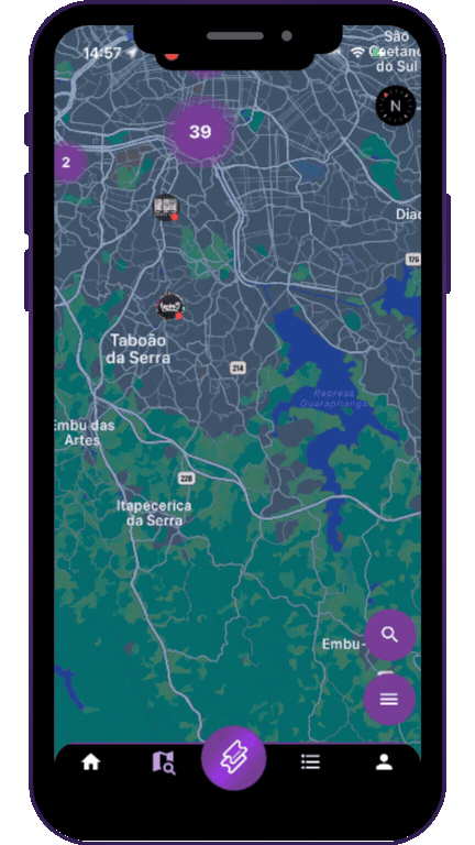 Explore rolês perto de você